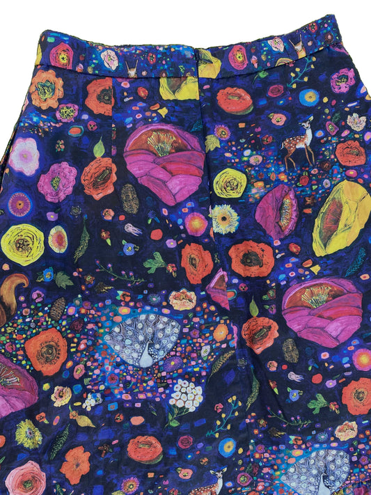 Into The Woods Cotton Ruffle Skirt