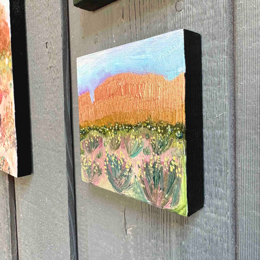 Desert Sky 4x4" - Oil Painting