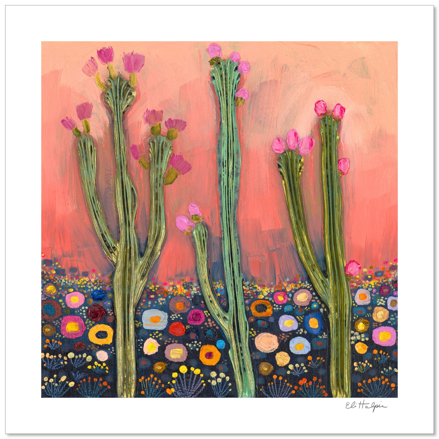 Coral Sky - Signed Paper Print