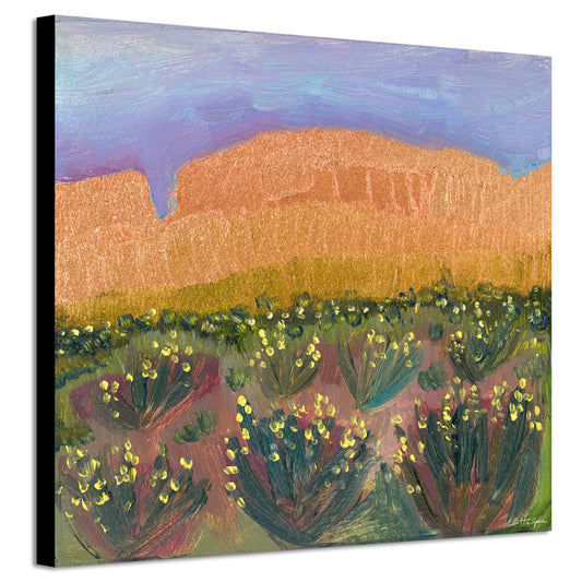 Desert Shrubs - Canvas Print