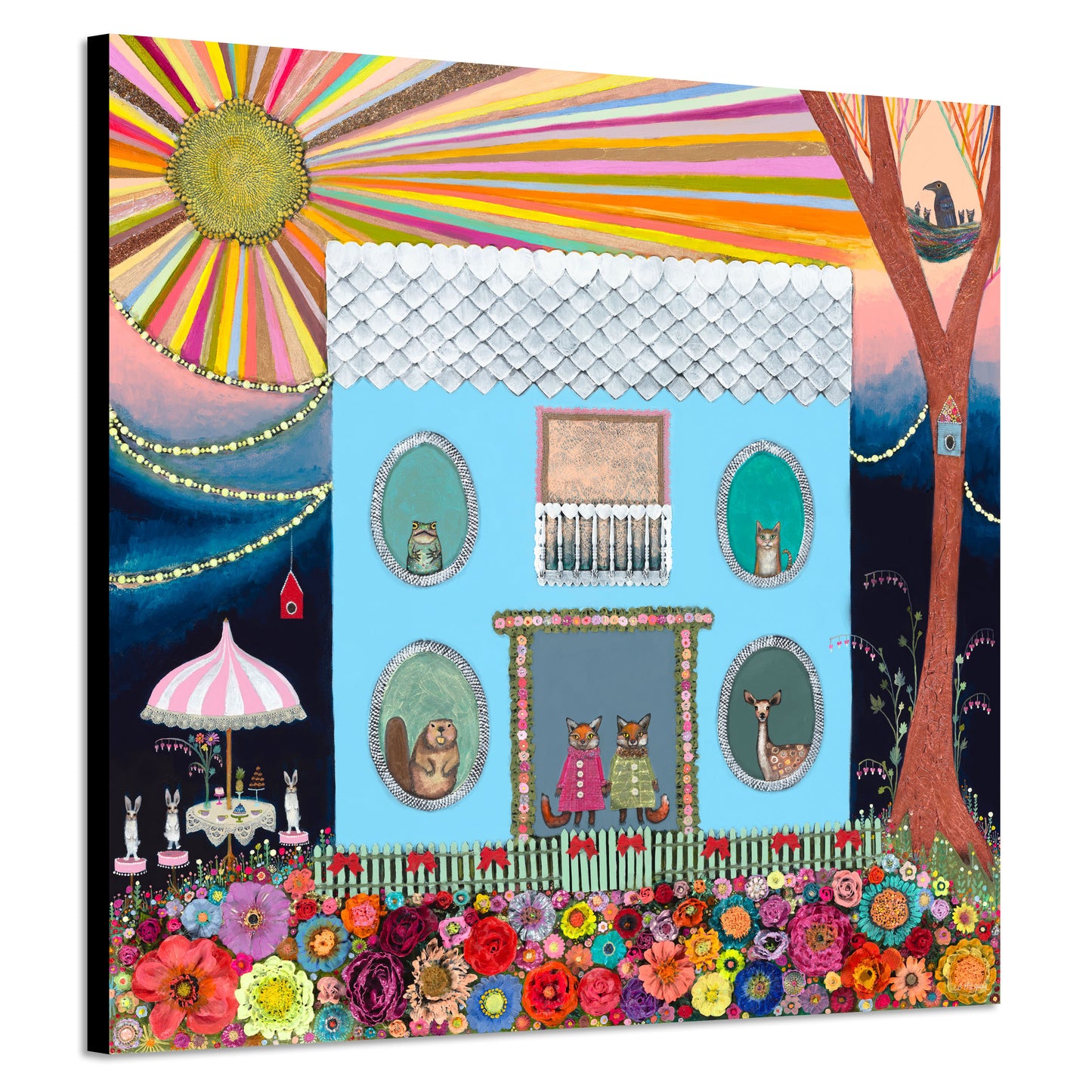 Fox Haus- Canvas Print