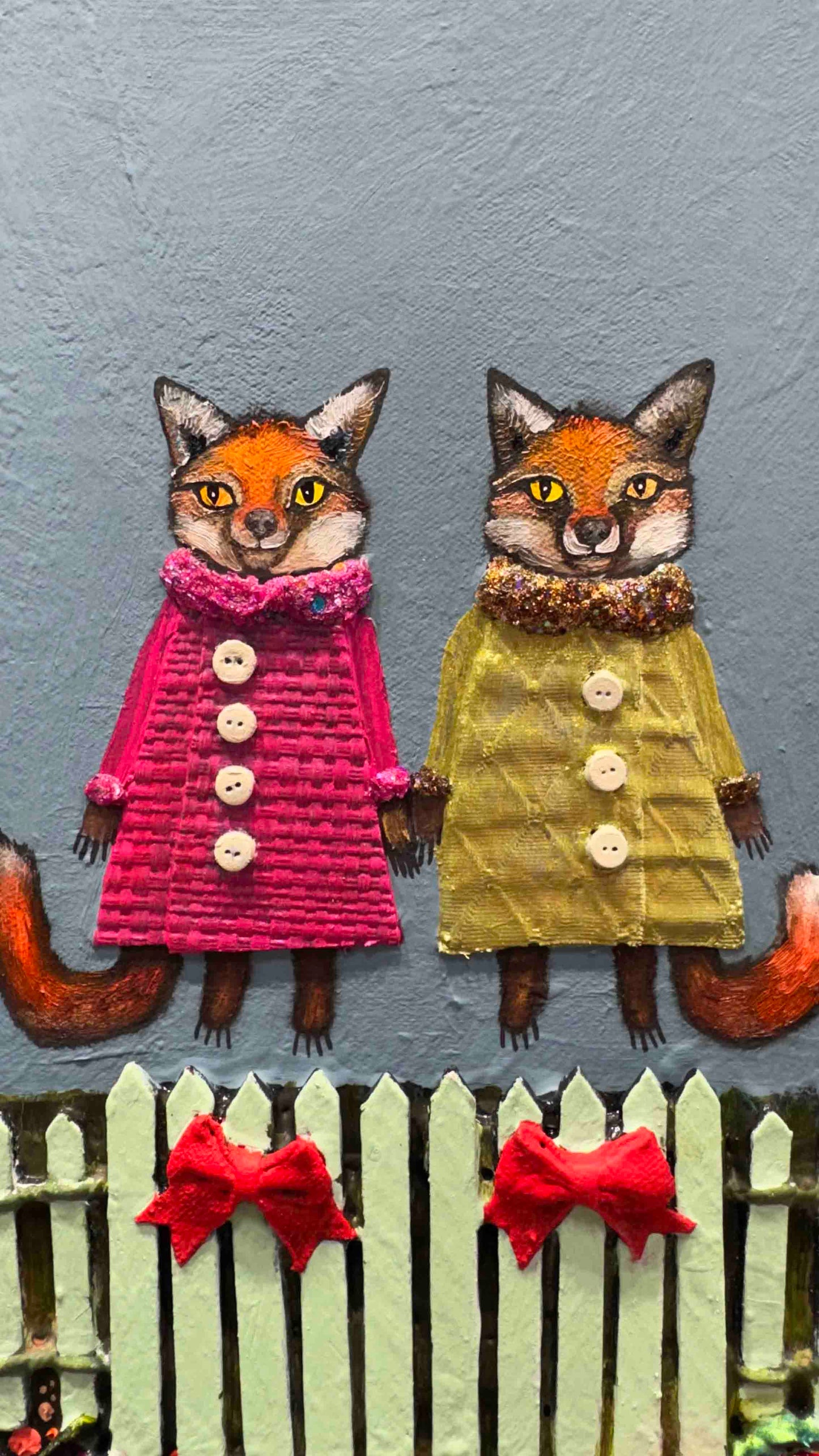 Fox Haus - 40x40" - Oil Painting