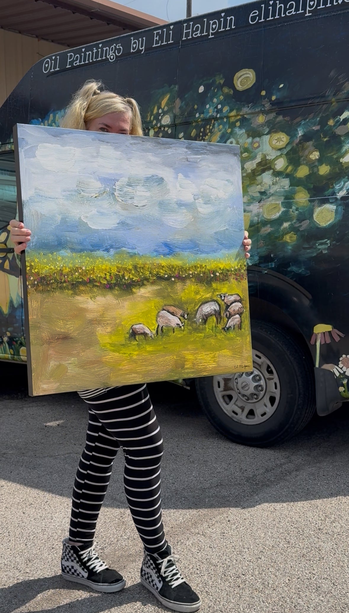 Sheep Pasture - Canvas Print