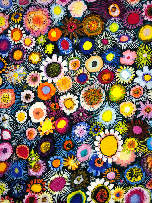 The Flowery V-Neck Cotton Tee Shirt