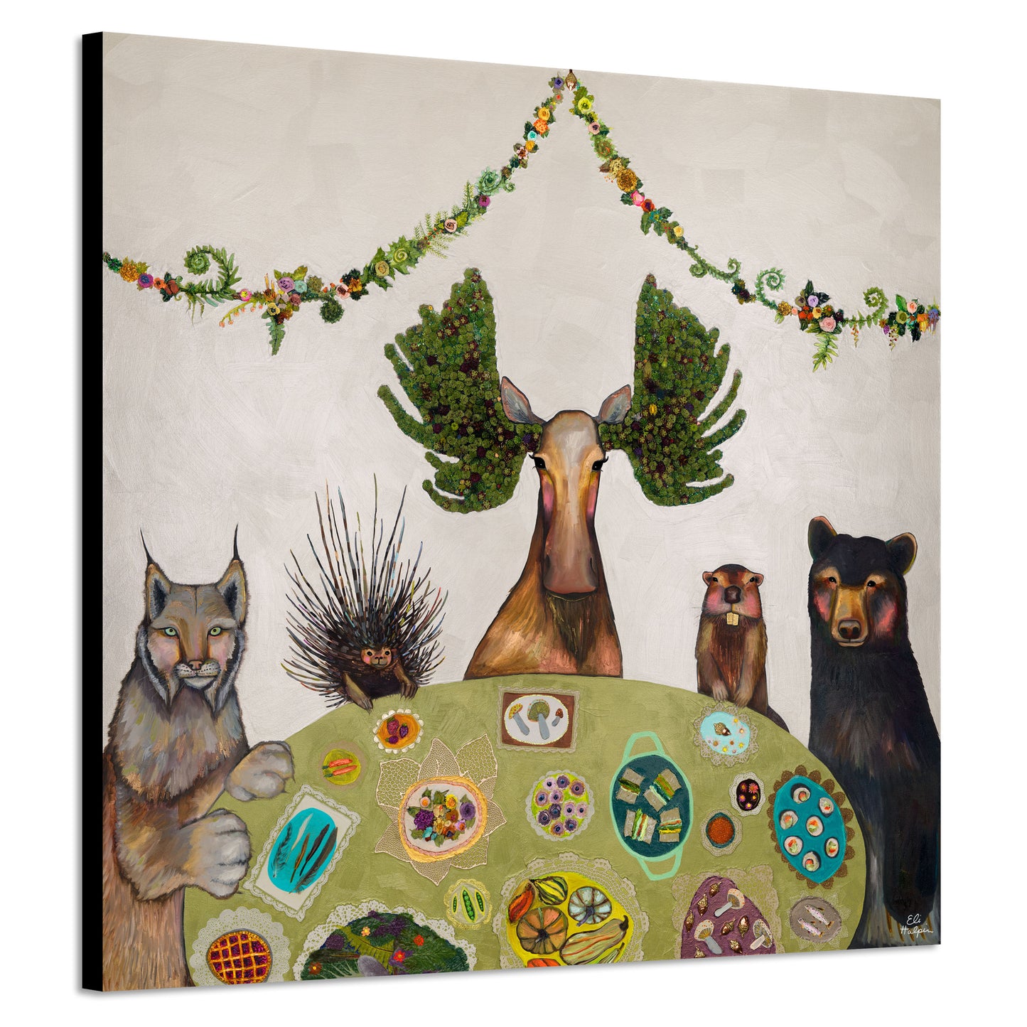 Mossy Moose's House - Canvas Print