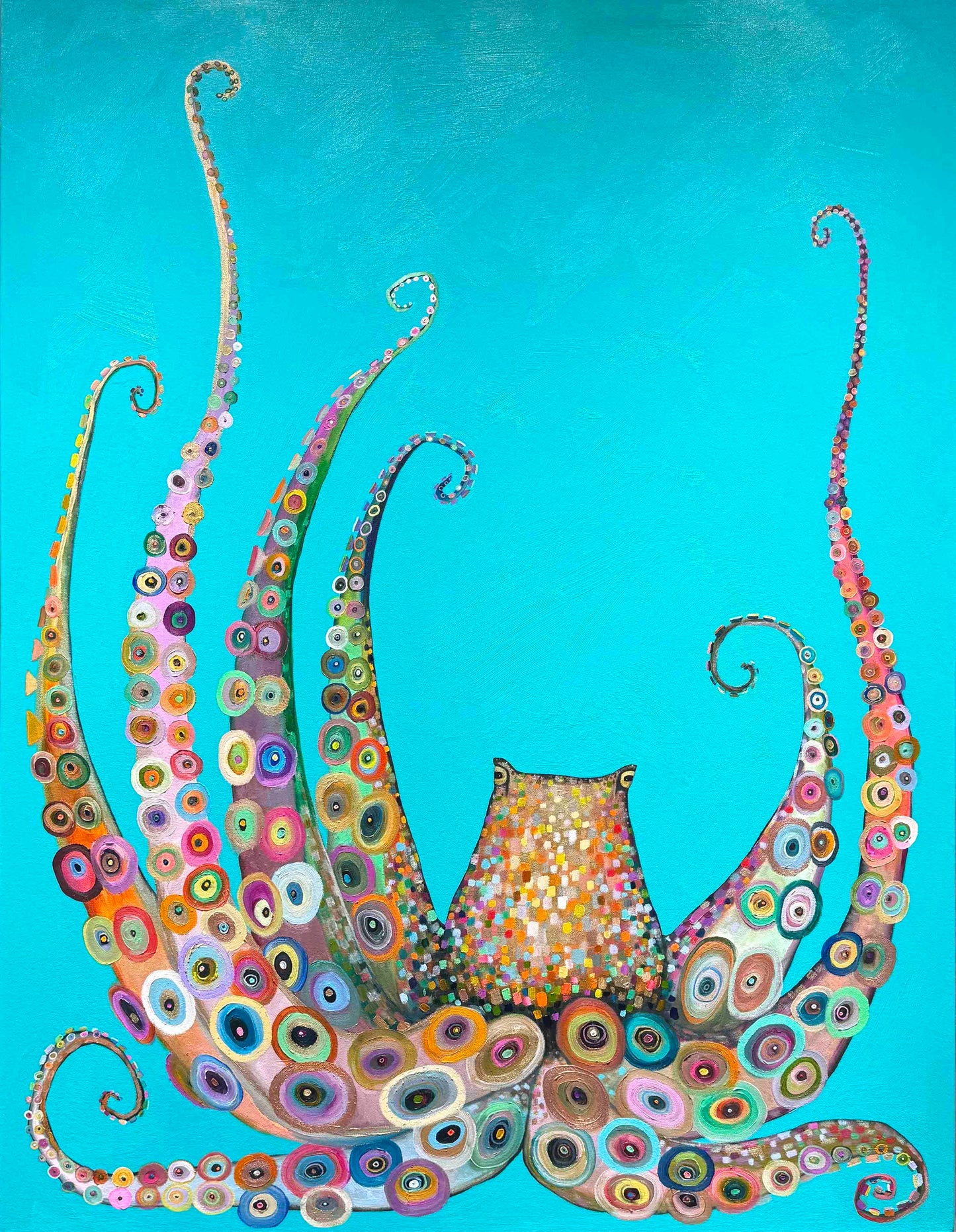 Octopus Arms 33x44" - Oil Painting