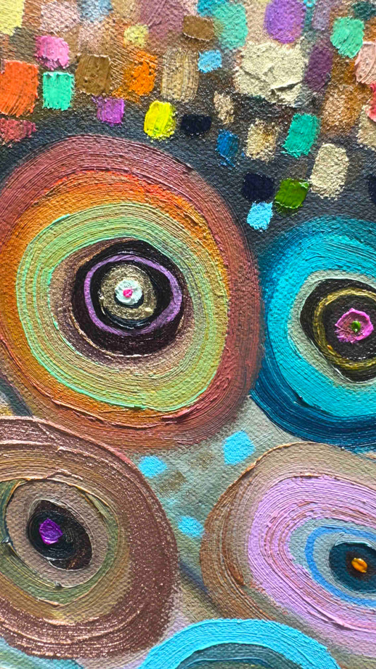 Octopus Arms 33x44" - Oil Painting