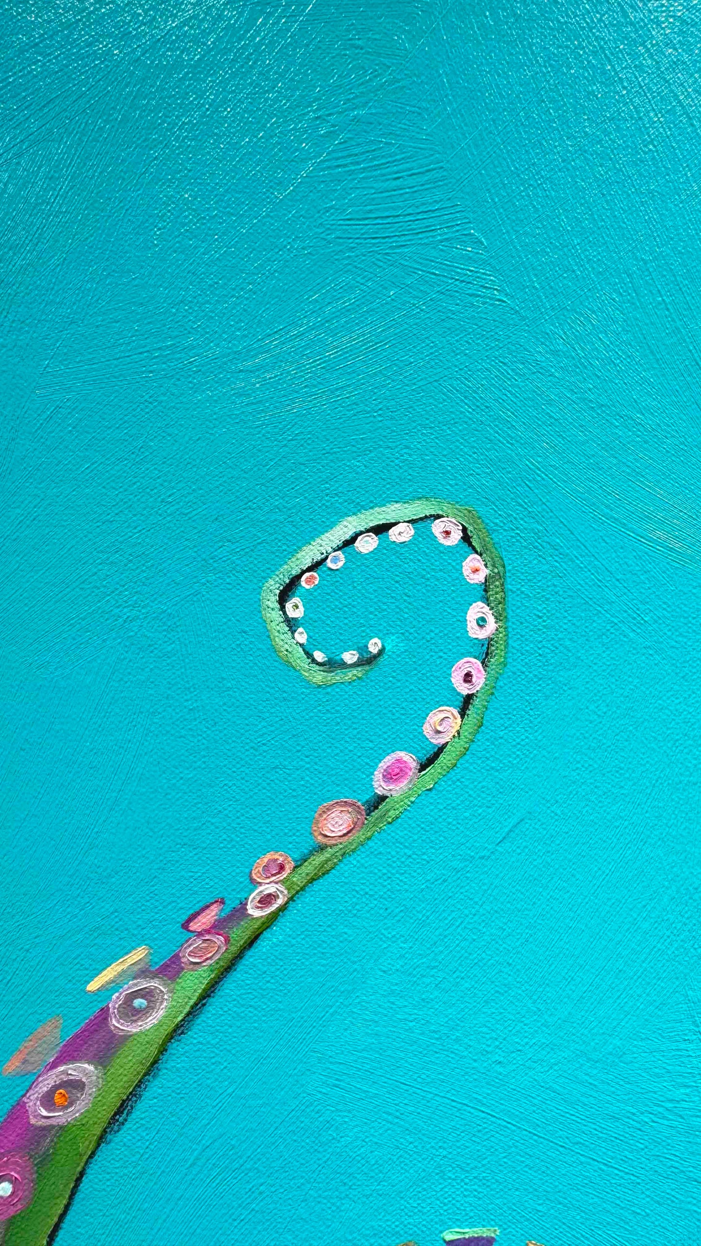 Octopus Arms 33x44" - Oil Painting