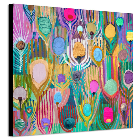 Peacock Wings 1 - Canvas Print