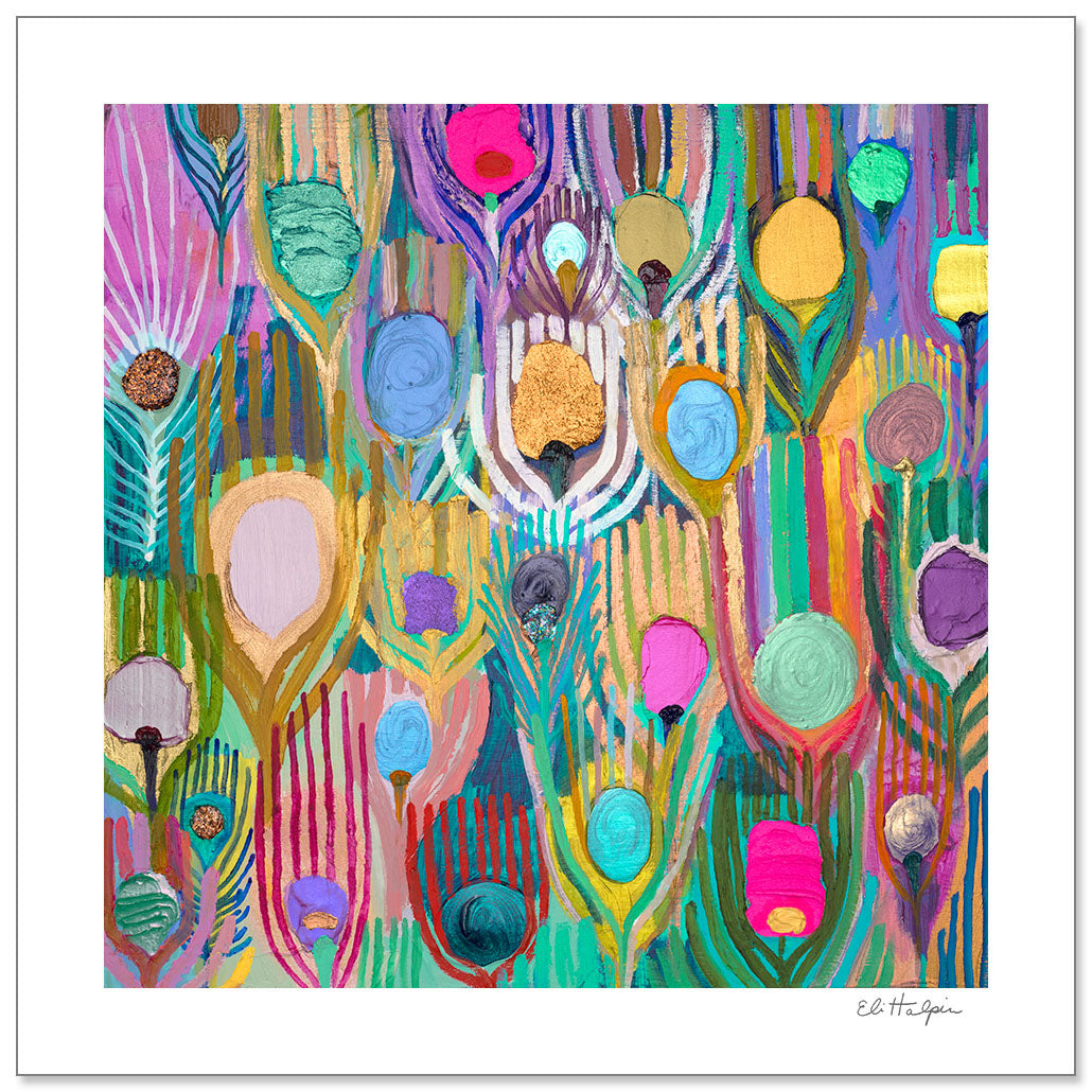 Peacock Wings 1 - Signed Paper Print