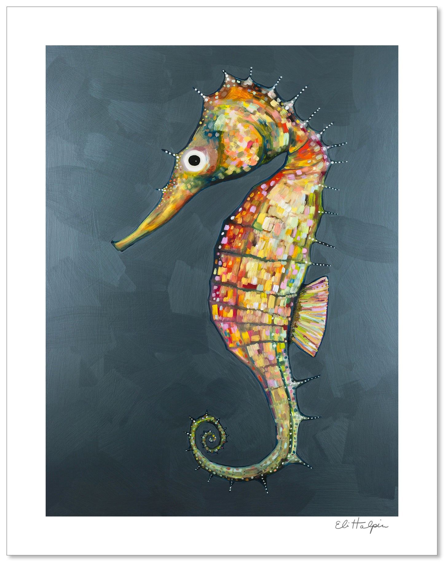 Seahorse - Signed Paper Print