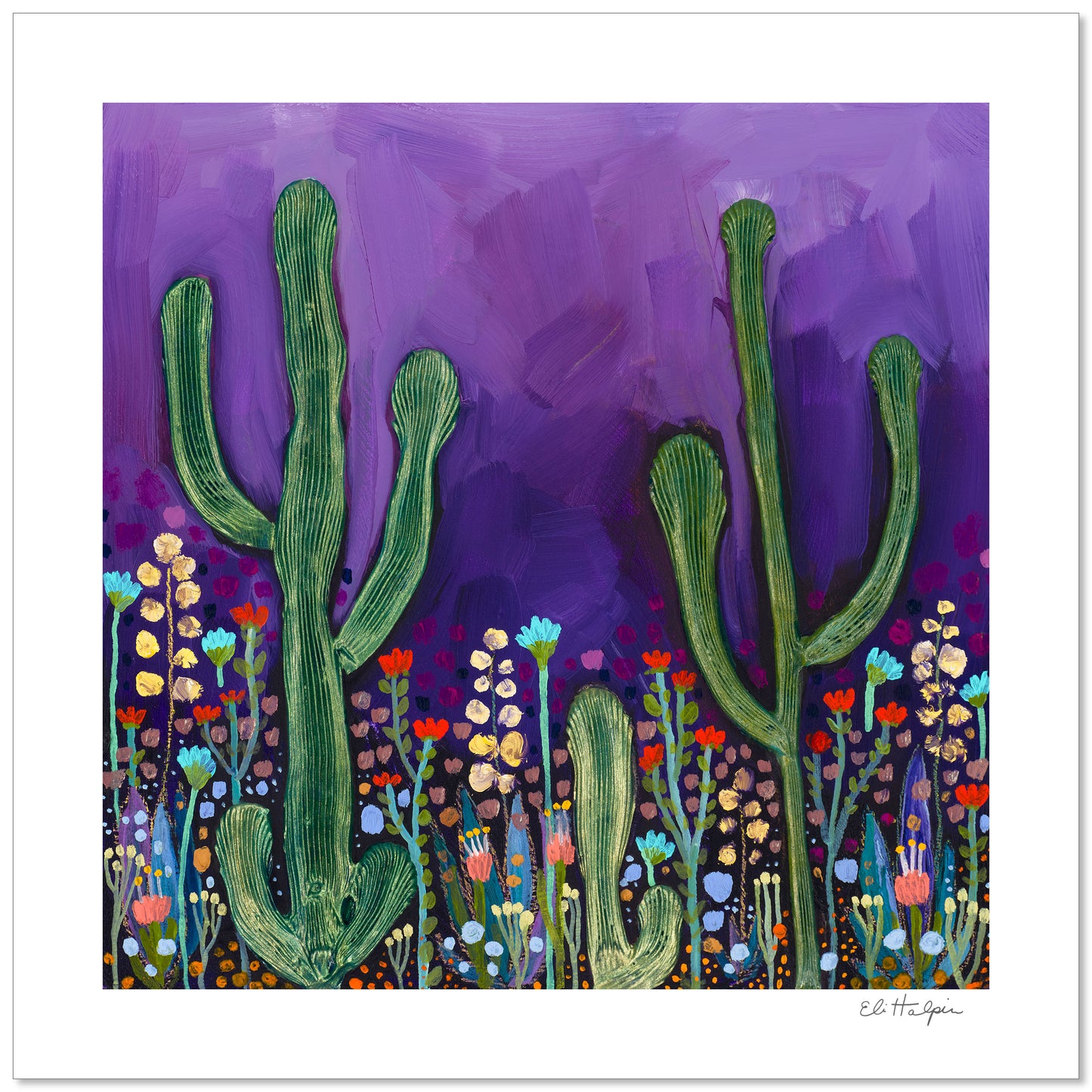 Violet Sky - Signed Paper Print