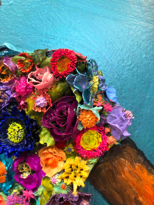 Fox Dressed 60x40" - Oil Painting