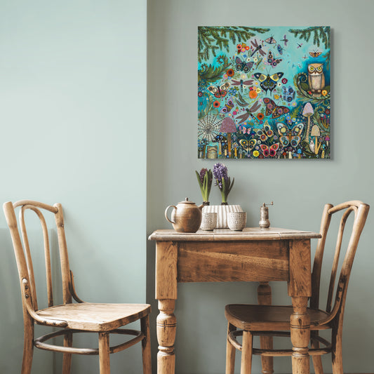 Full Moon Magic Spell - Canvas Print