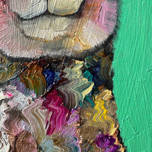 Happy - 6x12" - Oil Painting