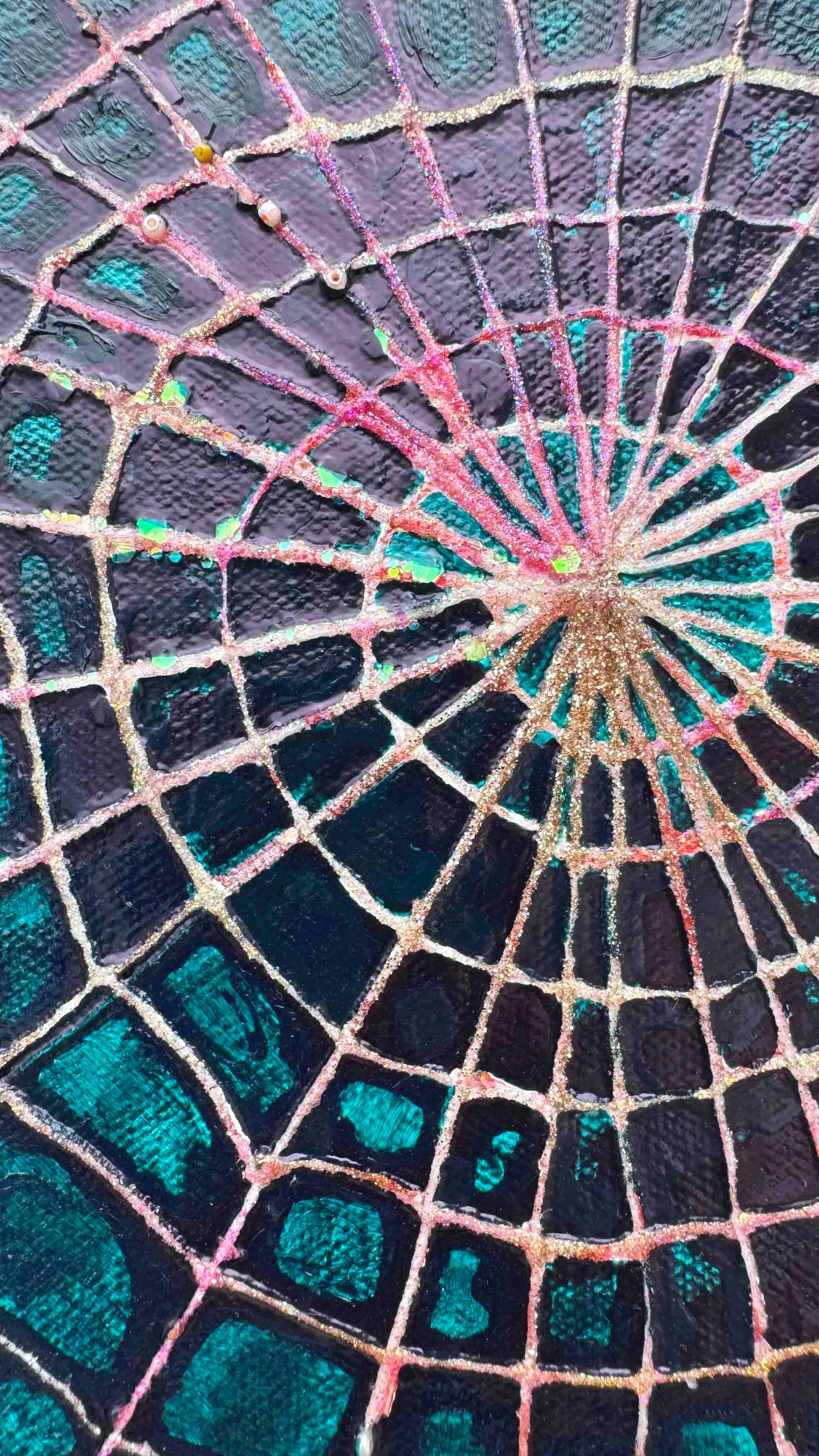 I Love Spiders 30x30" - Oil Painting