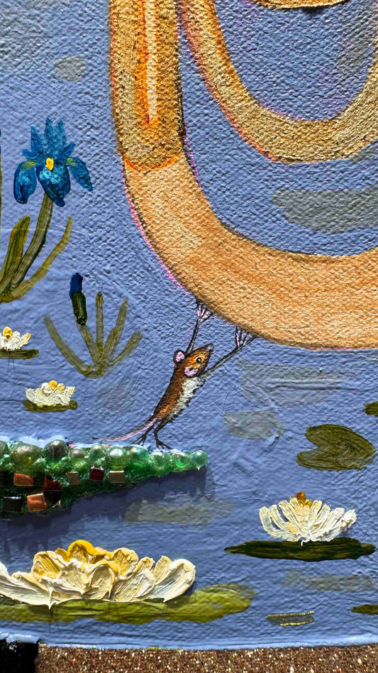 Lily Pad Parade - 72x48" - Oil Painting