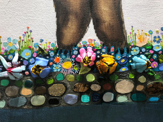 Mama Bear 84x72"- Oil Painting