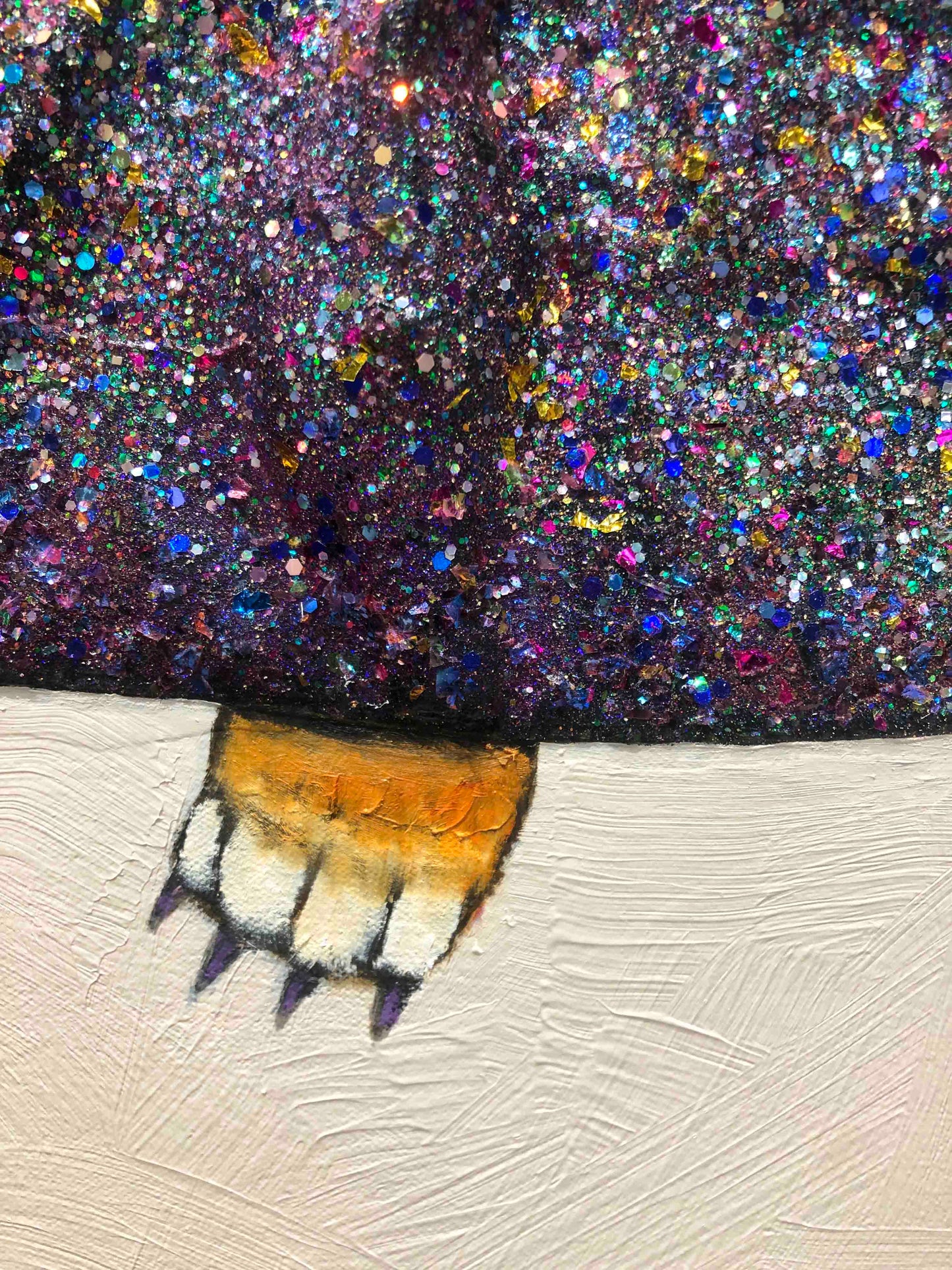 Meaty Bits 36x48" - Oil Painting