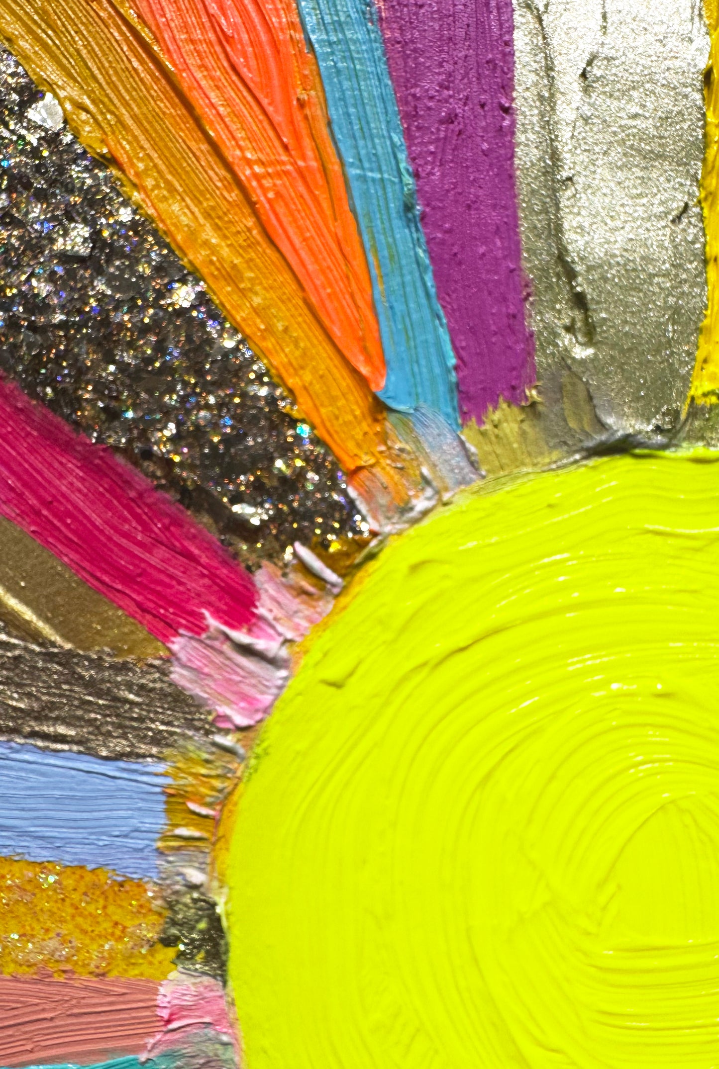 Phosphorescence - 5.75 x 5.75" - Oil Painting