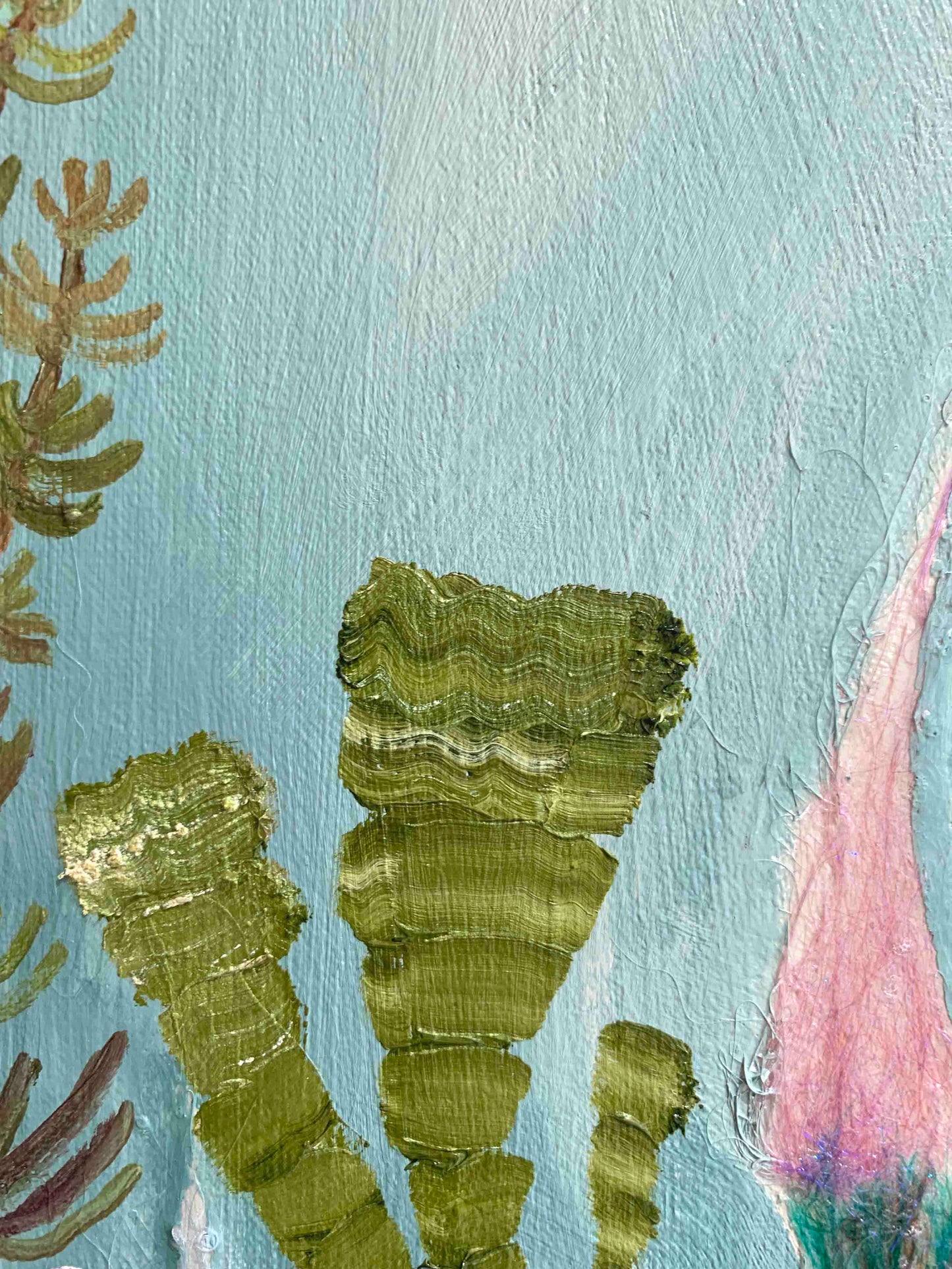 Seaweed Forest 84x60" - Oil Painting