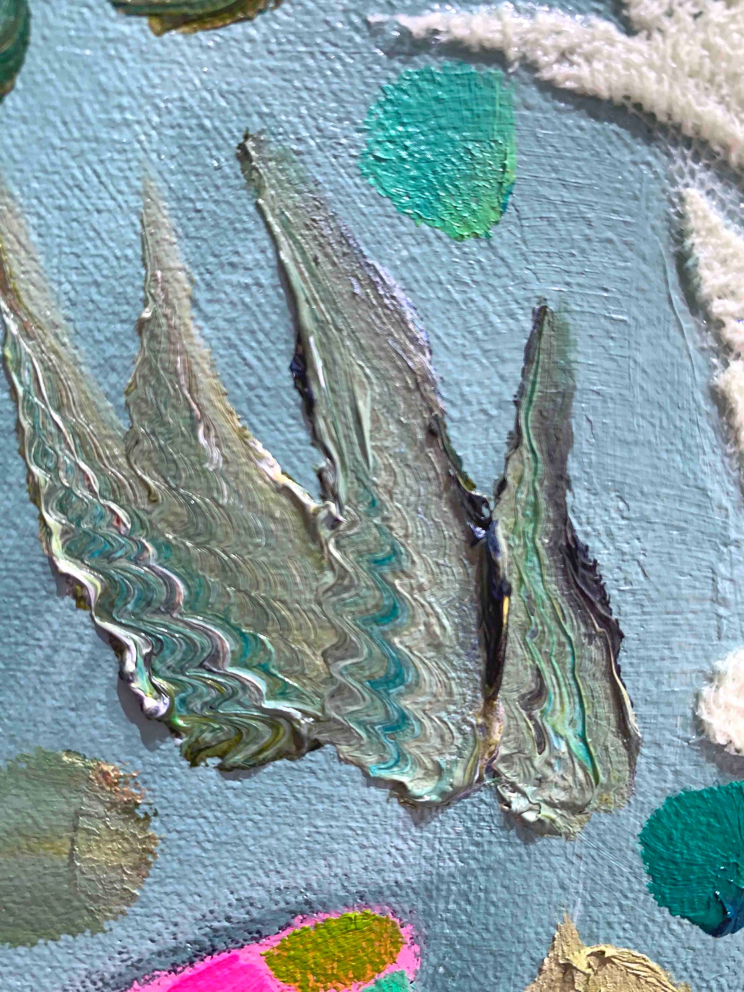 Seaweed Forest 84x60" - Oil Painting
