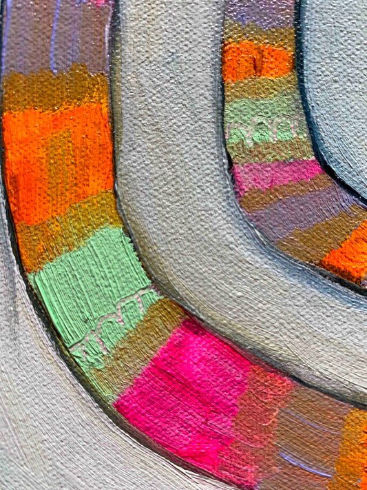 The Snake Skin You're In 14x10" - Oil Painting