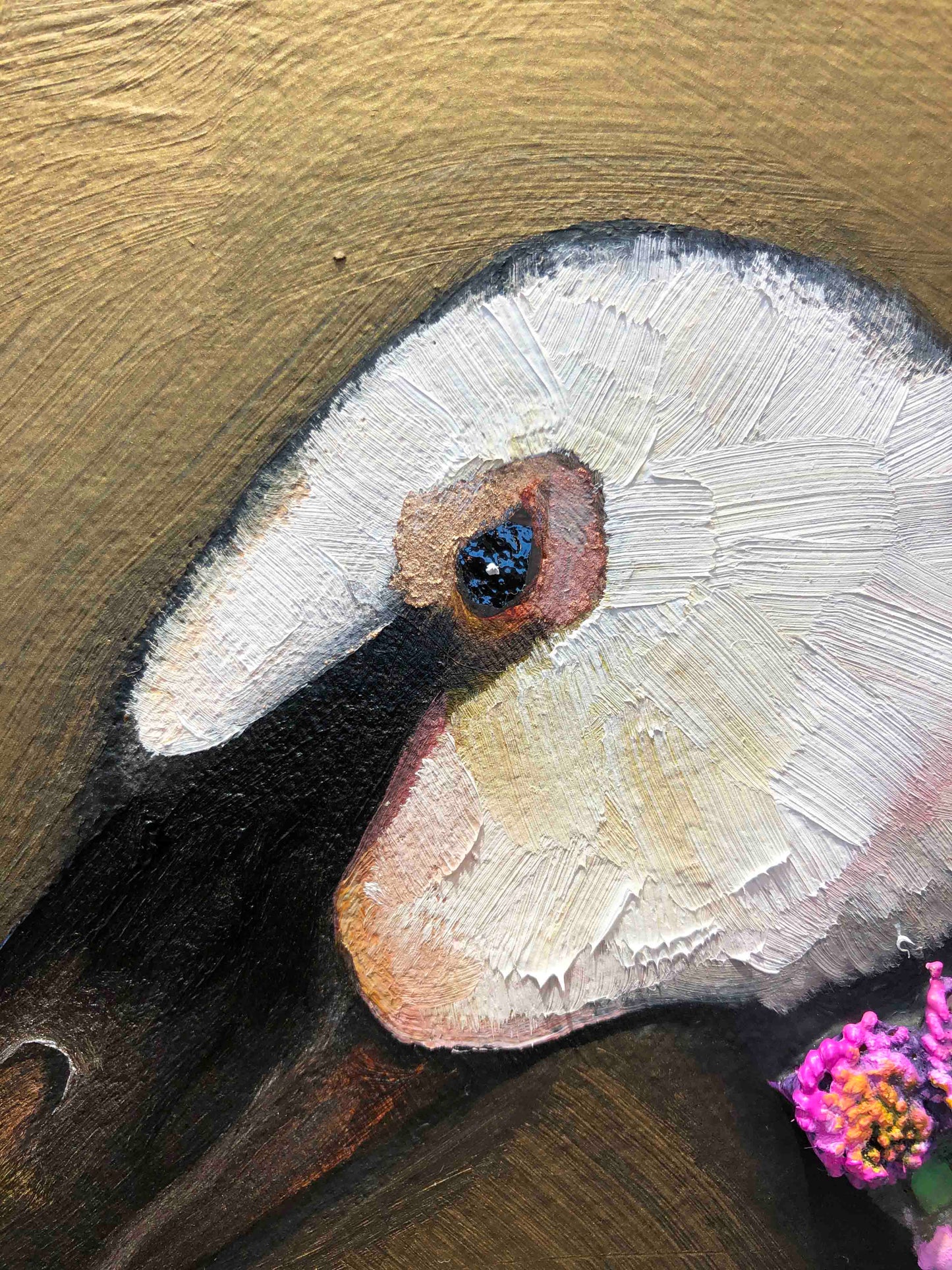 Swan 5x7ft - Oil Painting