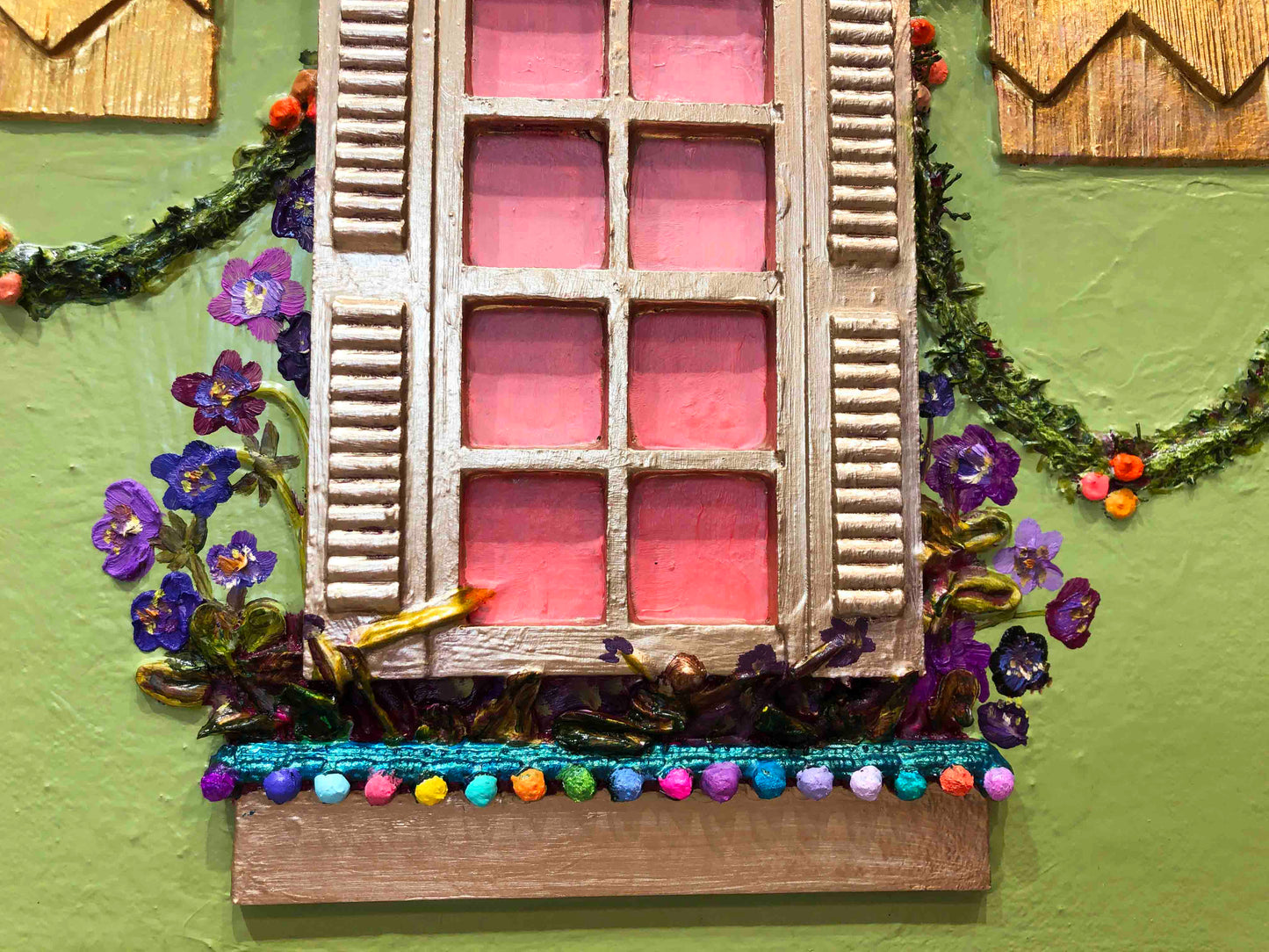 Turkey's House 60 x 42" - Oil Painting