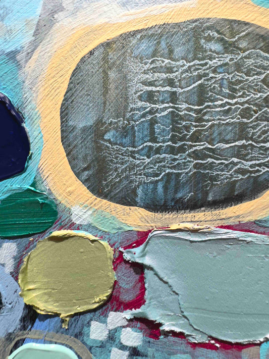 Visualization - 11.75x11.75" - Oil Painting