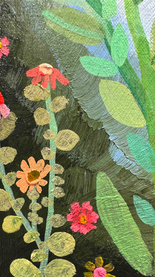 Wiggle Bloom - 20x24" - Oil Painting