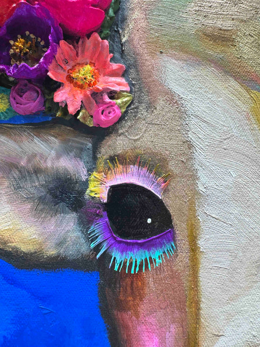 Wild Rose - 36x48" - Oil Painting