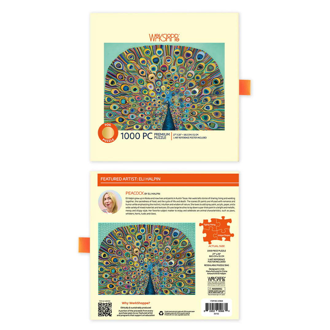 Peacock  1000 Piece Puzzle