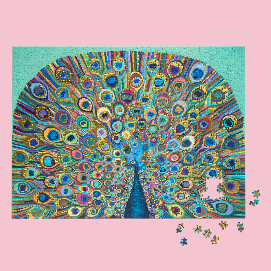 Peacock  1000 Piece Puzzle