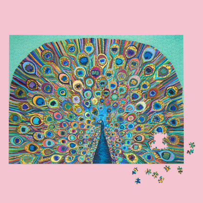 Peacock  1000 Piece Puzzle