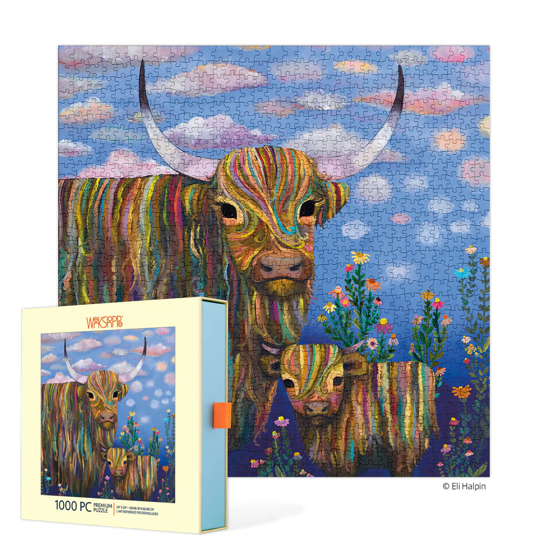 Highland Cows  1000 Piece Puzzle