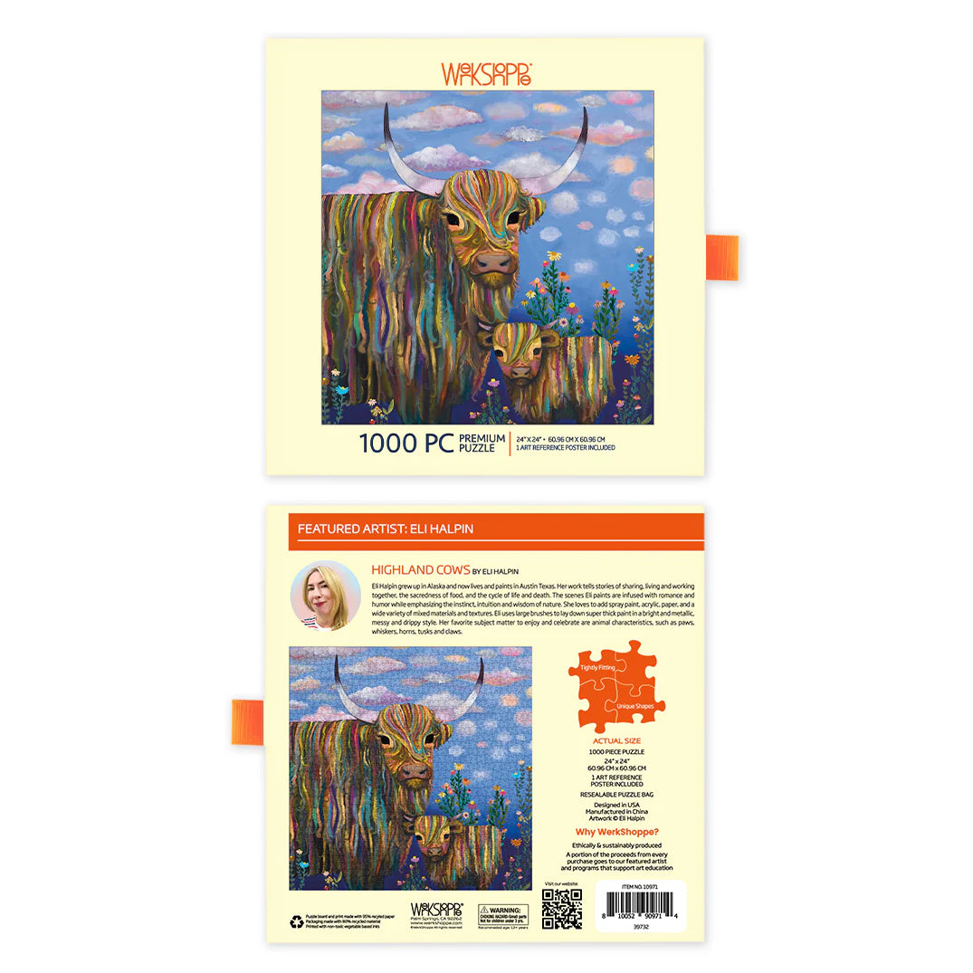 Highland Cows  1000 Piece Puzzle