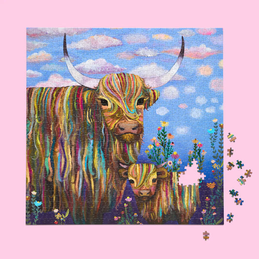 Highland Cows  1000 Piece Puzzle