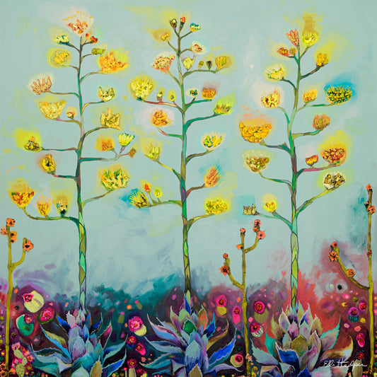 Agave Blooms - Canvas Print