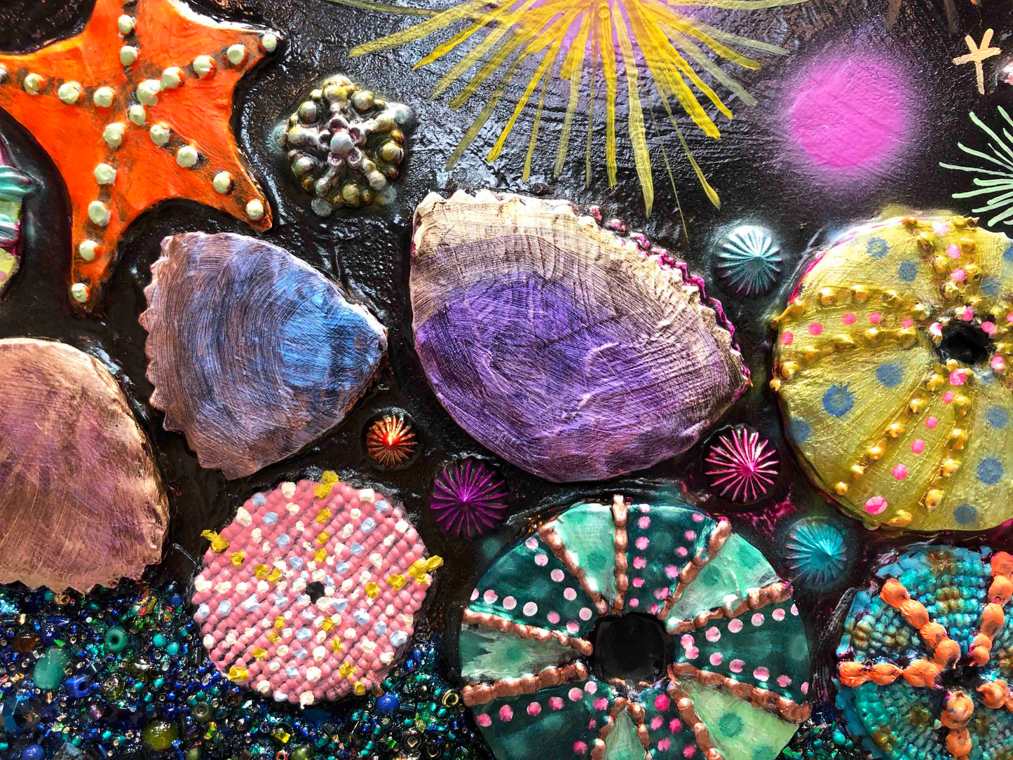 Gray Whale Calf 7ft x 6ft - Oil Painting