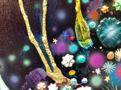 Gray Whale Calf 7ft x 6ft - Oil Painting