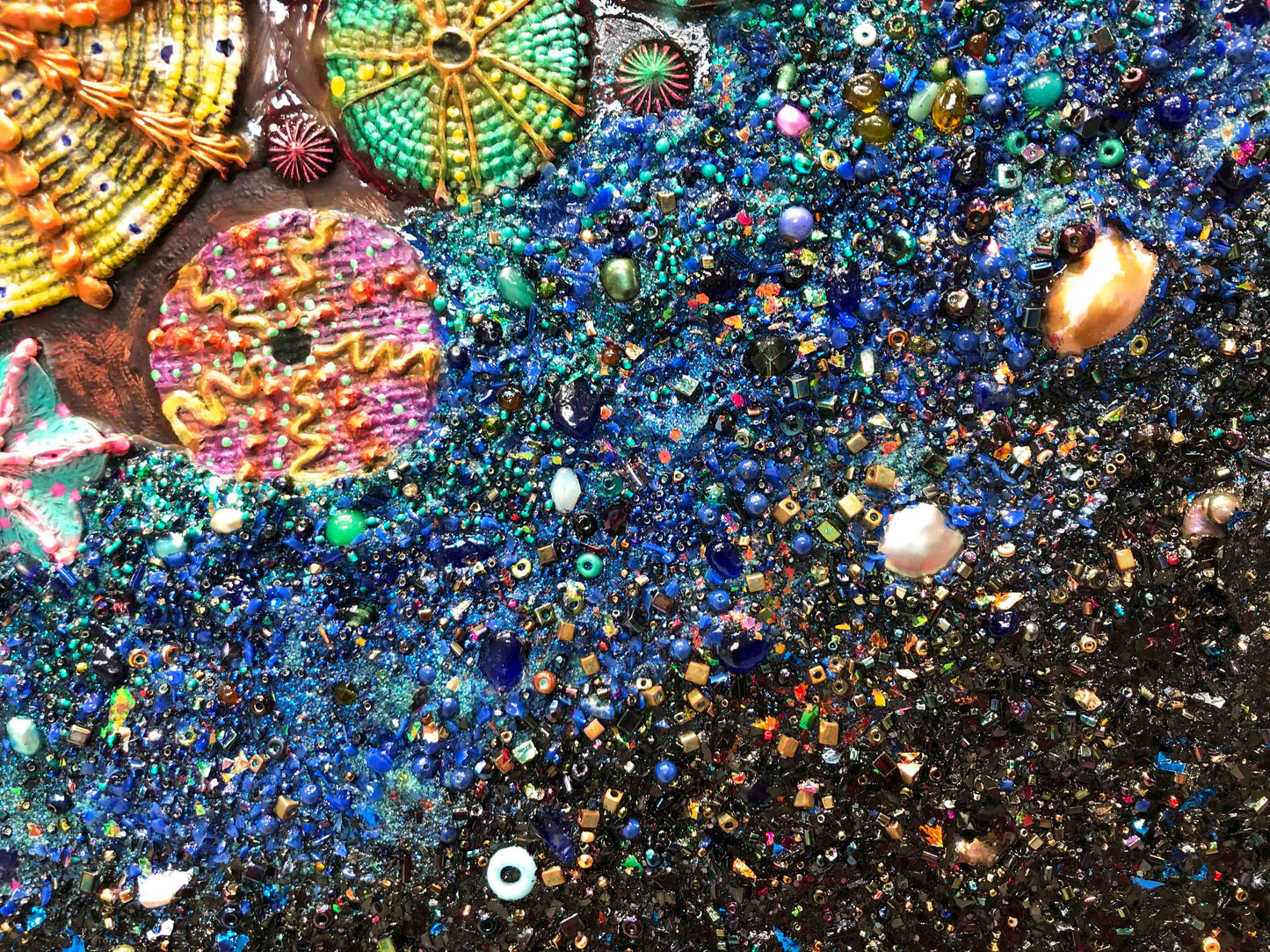 Gray Whale Calf 7ft x 6ft - Oil Painting