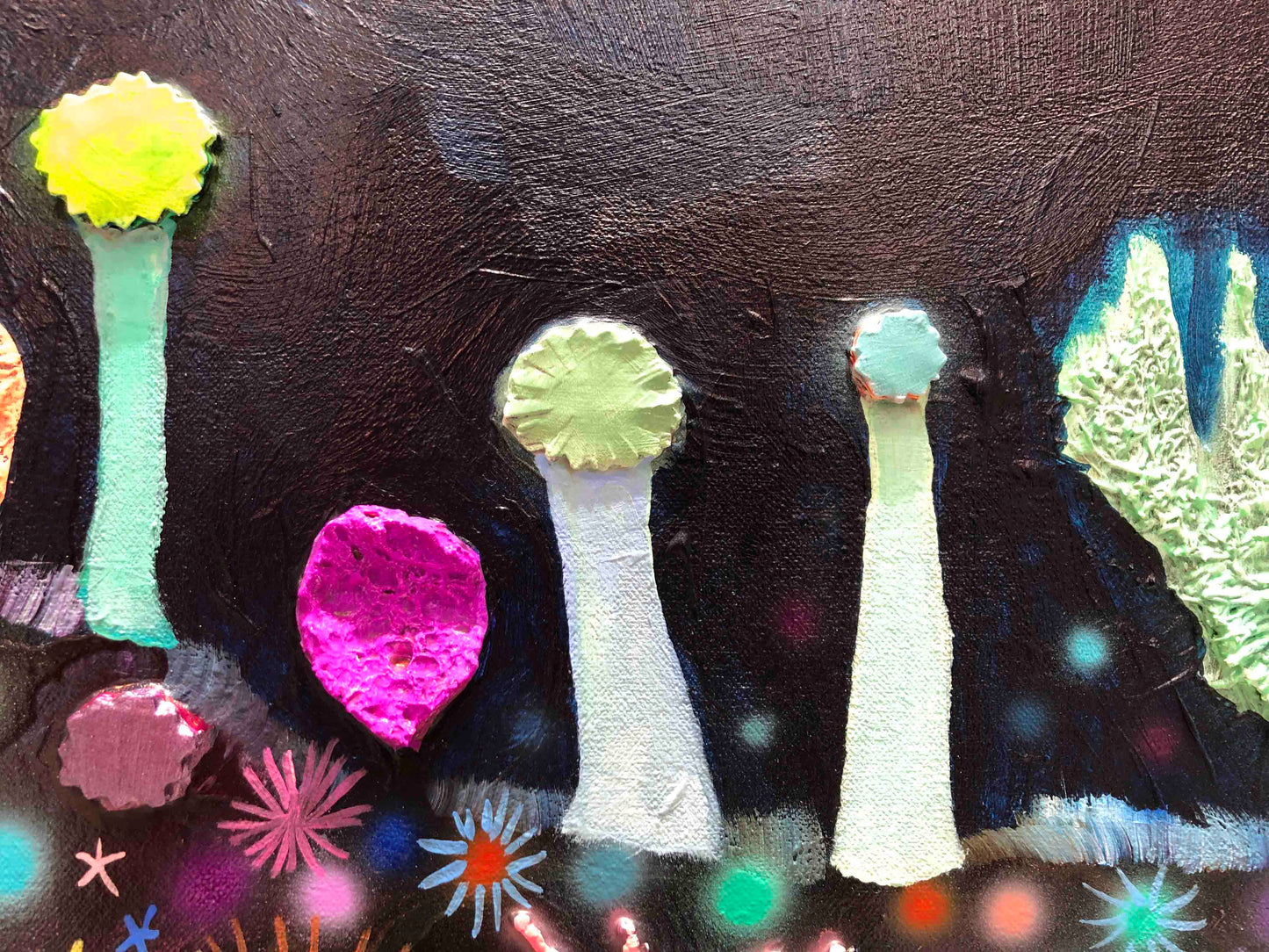 Gray Whale Calf 7ft x 6ft - Oil Painting