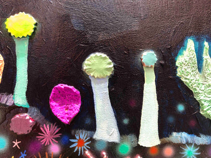 Gray Whale Calf 7ft x 6ft - Oil Painting