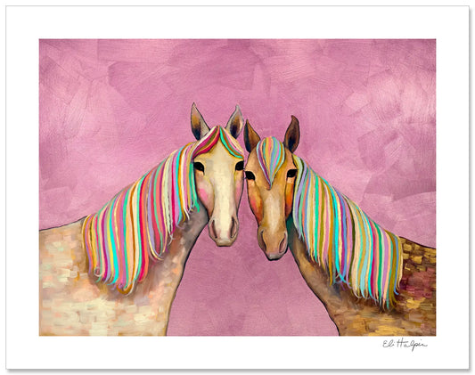 Best Friends  - Signed Paper Print