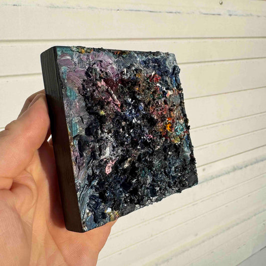 Black Licorice - 4x4" - Oil Painting