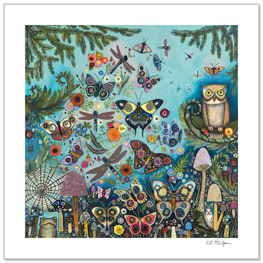 Full Moon Magic Spell- Signed Paper Print