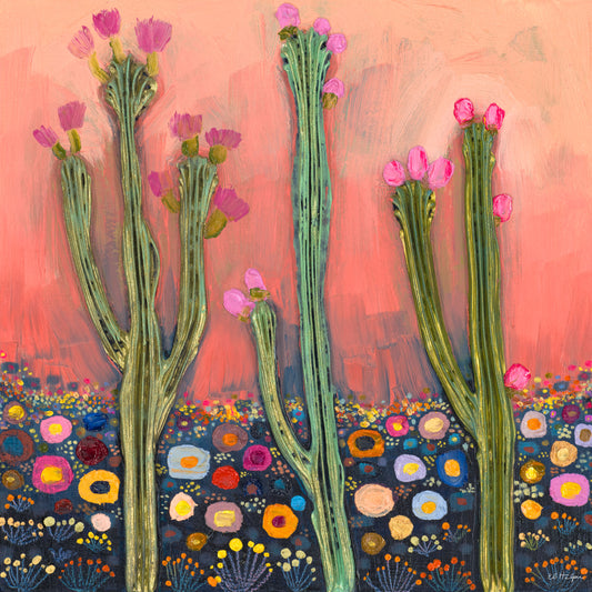 Coral Sky - Canvas Print