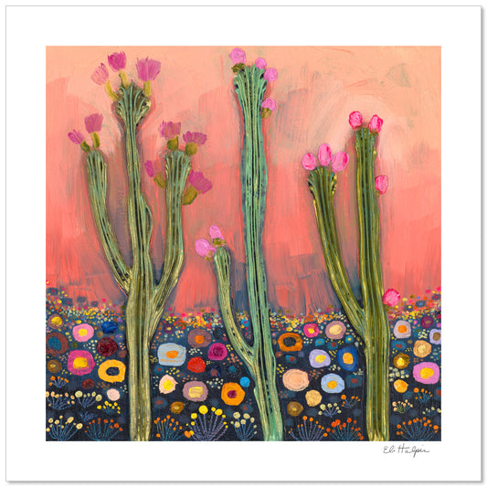 Coral Sky - Signed Paper Print