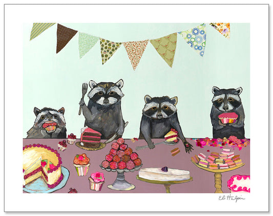 Cupcake Party - Signed Paper Print